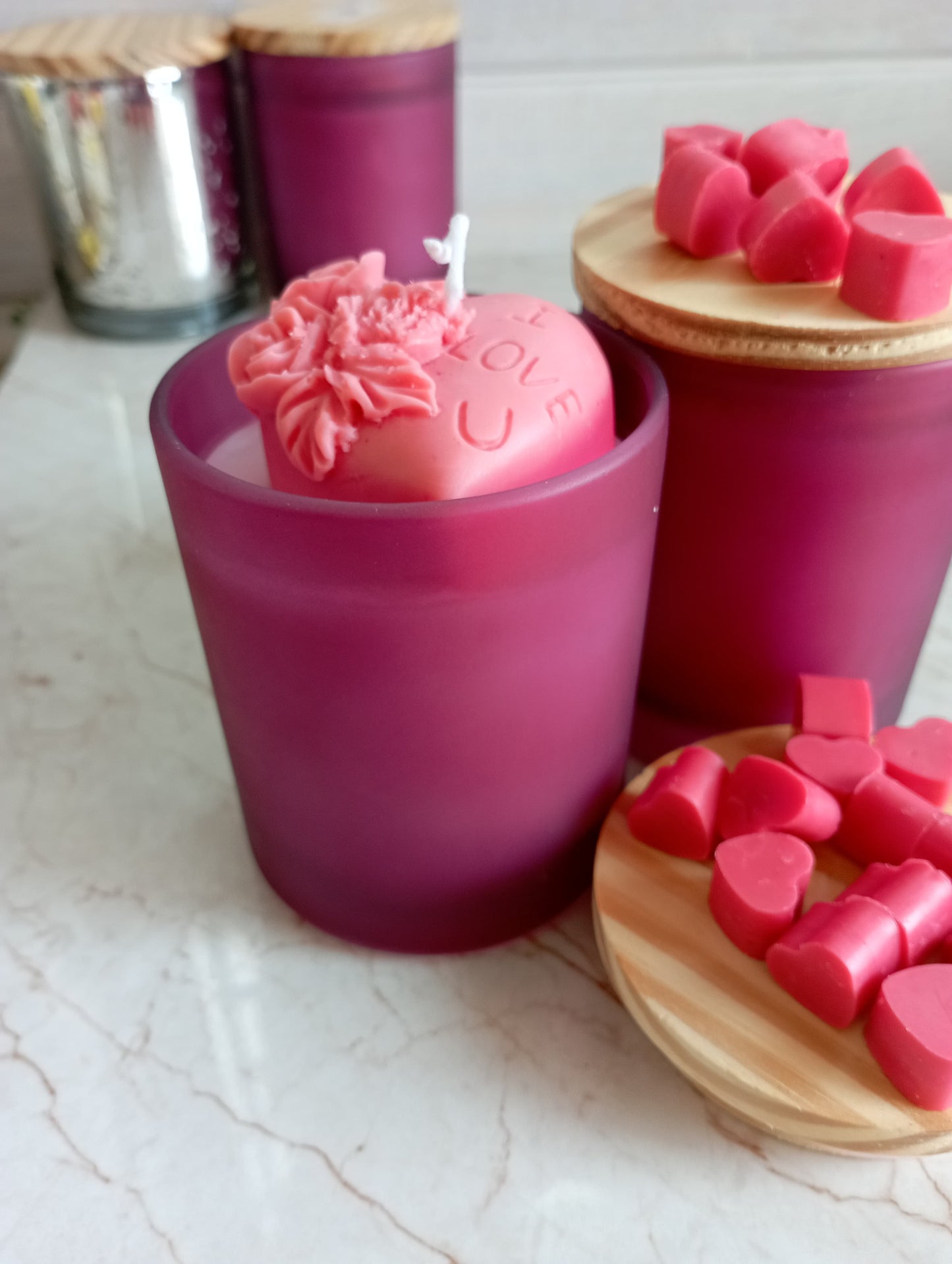 Rose Heart candle | Gift to loved ones