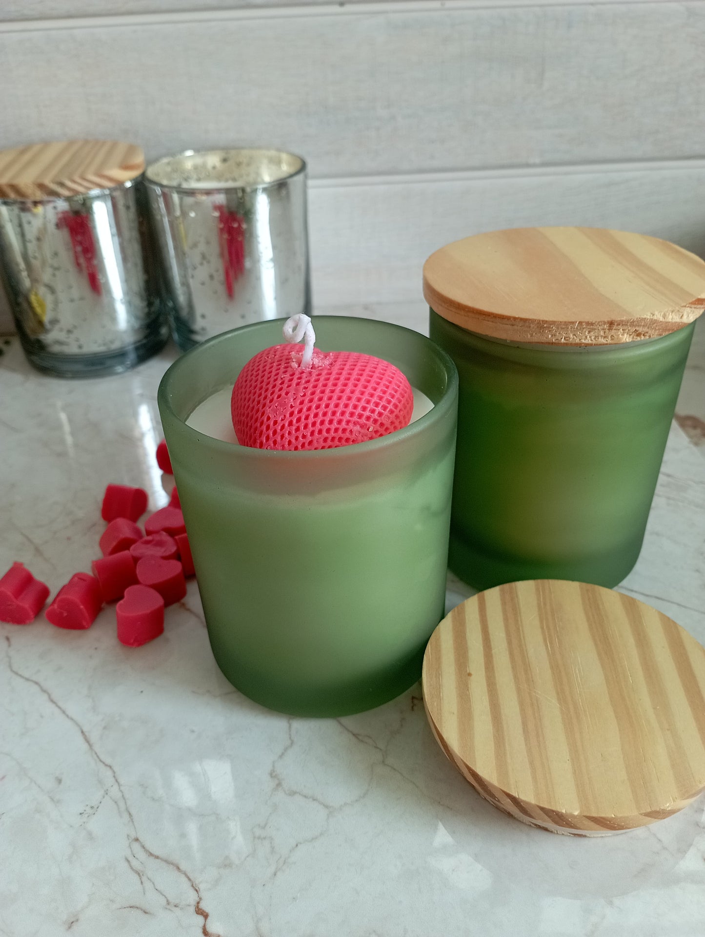 Heart topping candle | Gift to loved ones