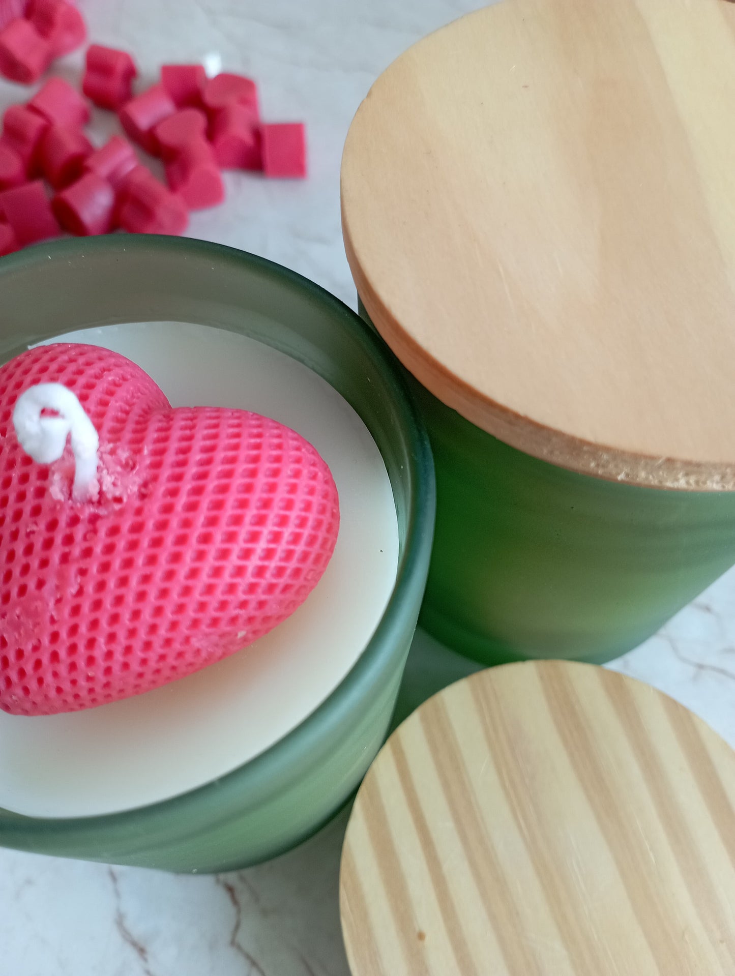 Heart topping candle | Gift to loved ones