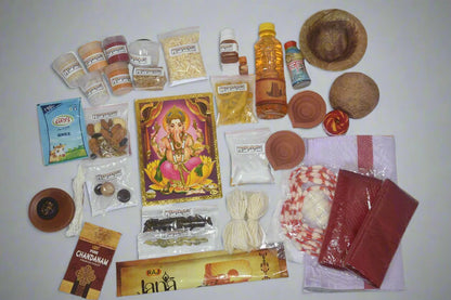 Shri Ganesha Puja Kit - 30+ Items Included
