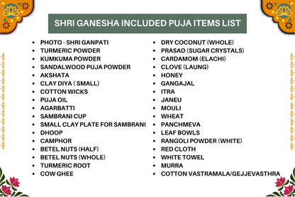 Shri Ganesha Puja Kit - 30+ Items Included