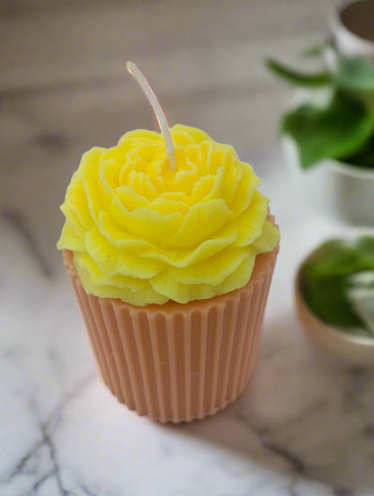 Peony Pillar Candle
